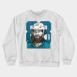 Brent Burns Seattle Sketch 88 Crewneck Sweatshirt